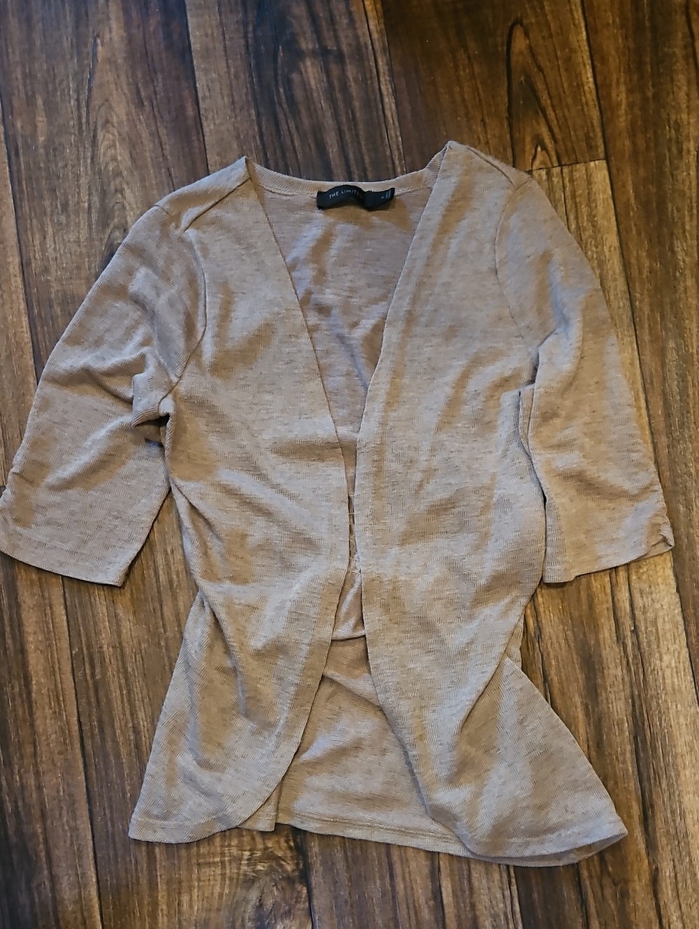 The Limited Small Beige Open-Front Women’s Cardigan